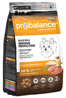 Сухой корм для миниатюрных собак Probalance Immuno Mini, защита иммунитета, 2кг